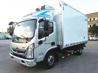 福田奥铃CTS冷藏车 4米2蓝牌冷链运输的可靠伙伴